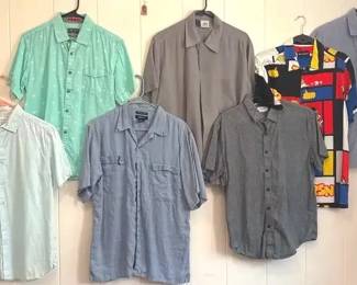FTH309 - Men’s Collared Shirts ( Clothes Clothing )