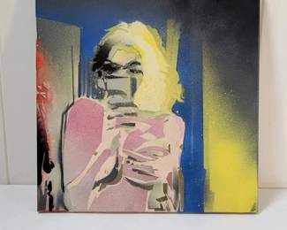 FTH438 - Abstract Contemporary Art - Original Painting Signed by Artist, 2017