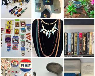 FANTASTIC TREASURES IN HAWAII KAI CTBids Online Auction • Bidding Ends 10/08/26 • Pickup 10/10/26 ANOTHER FANTASTIC auction features a multitude of awesome collectibles including vintage toys, collectible historical pin back buttons, vintage foreign money, fine jewelry pieces, art, designer clothing, tools, household goods, plants and pottery, furniture, and so much more! Happy bidding!