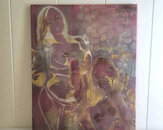 FTH441 - Mysterious Art - Original Painting Signed by Artist, 2017