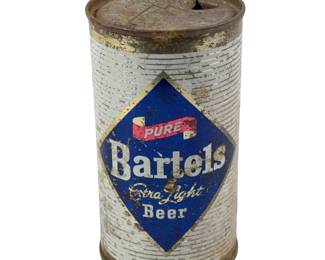 Bartels Extra Light Beer Steel Flat Top Beer