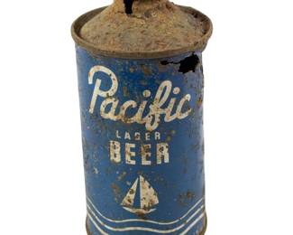 Pacific Lager Beer Cone Top Beer Can