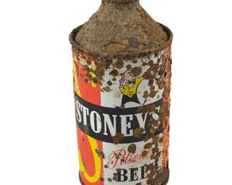 Stoneys Pilsener Cone Top Beer Can