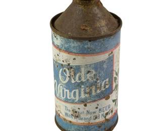 Olde Virginia Beer Cone Top Beer Can