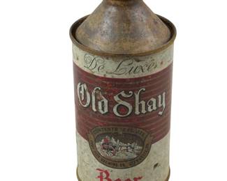 Old Shay Beer Cone Top Beer Can