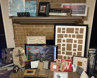 Frames, pictures, misc