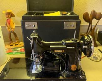 Vintage feather weight singer
