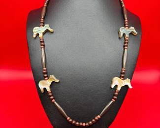 21 Beaded Necklace With 4 Little Cuties