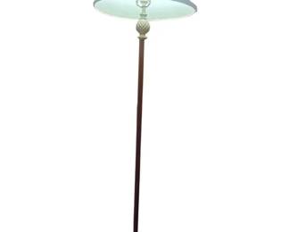 Vintage MidCentury Hollywood Regency Brass Pineapple Floor Lamp Stiffel Style