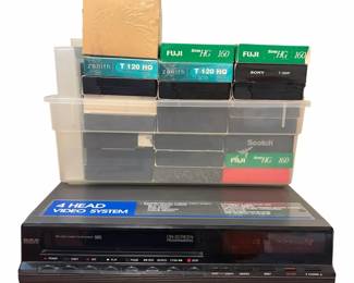 Vintage RCA 4head VHS Video Cassette Recorder
