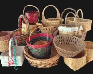 Vintage And Decorative Baskets Galore