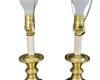 Pair Of Vintage Trophy Urn Table Lamps