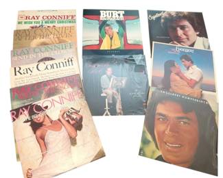 Vintage Tunes Vinyl Records, Easy ListeningPop Collection