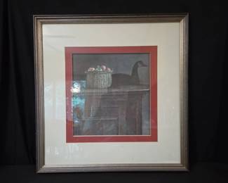Framed Print Wolf Rivers By Andrew Wyeth