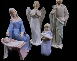 Vtg Holy Family Nativity Set