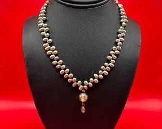 Genuine Baroque Pearl Adjustable Necklace