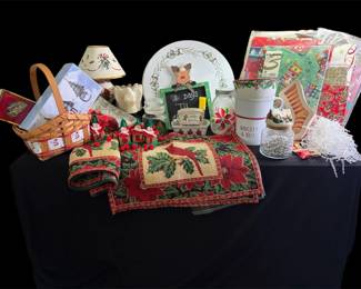 Large Mystery Lot Of Christmas Decor Wrapping