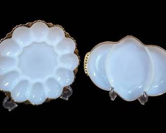 Vintage Anchor Hocking Fire King Milk Glass