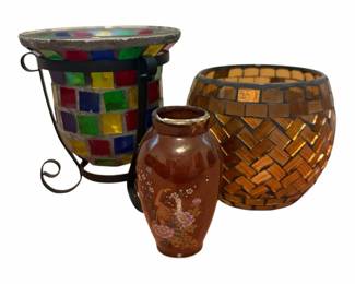 Collection Of Colorful Candle Holders