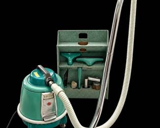 Vintage Kingston Cannister Vacuum And Attachments