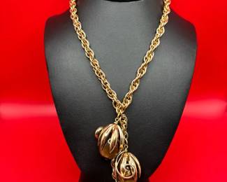 Napier GoldTone Adjustable Statement Necklace