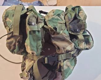 USGI Enhanced Tactical Load Bearing Vest (LBV-81) Woodland Camo