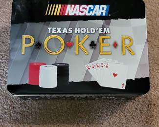 NASCAR Texas Hold'em Poker Set in Collector Tin