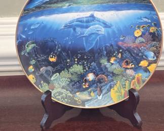 Danbury Mint 'A Discovery Off Anahola' Collector Plate
