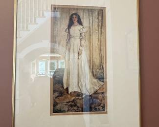James Abbott McNeill Whistler, Symphony in White, No. 1: The White Girl (Print)