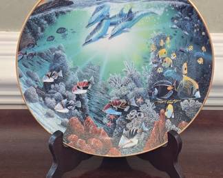 Robert Lyn Nelson 'Honolua: Bay of Piilani' Collector Plate