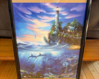 Christian Riese Lassen Lighthouse Art Print