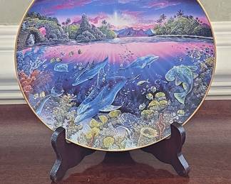 Danbury Mint Robert Lyn Nelson 'Search for Harmony' Collector Plate