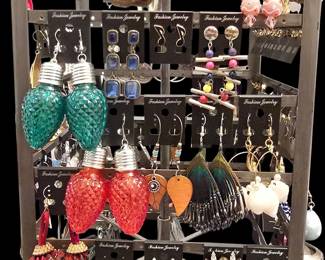 Assorted Costume Jewelry Earring Collection