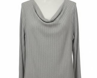 Lane Bryant Ribbed Cowl Neck Top