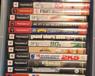 Collection of 24 Sony PlayStation 2 Video Games