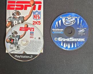 ESPN NFL 2K5 Game and GameShark 5.5 Disc Lot