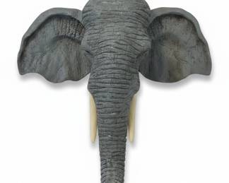 Elephant Head Wall Decor