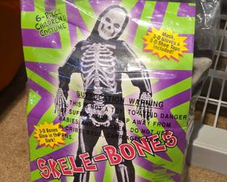 Fun World Skele-Bones 6-Piece Children's Costume