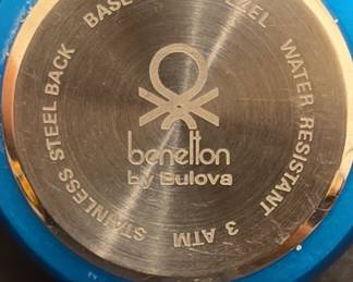 Benetton by Bulova "United Colors of the World" Watch