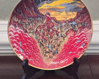 Franklin Mint Parting of the Sea collector plate by Bill Bell
