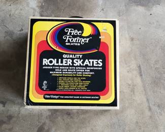 1979 Free Former Roller Skates Original Box