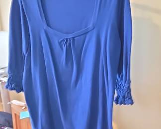 Lane Bryant Women's Blue Knit Top