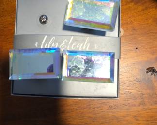 Lily & Leah Iridescent Glass Drawer Pulls
