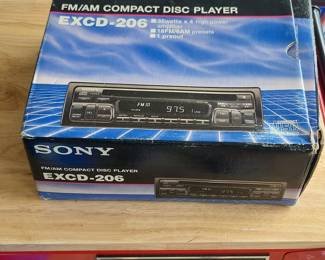 Sony EXCD-206 FM/AM Compact Disc Player