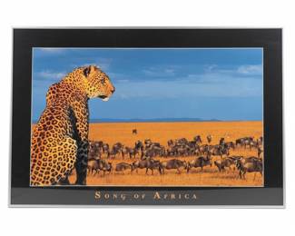 Song of Africa Leopard Print Poster