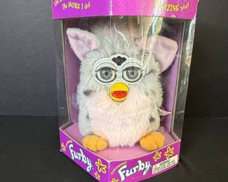 1998 Tiger Electronics Furby 70-800 (Grey and Pink Spotted)