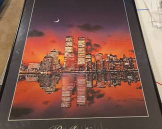 New York Reflections World Trade Center Poster by Bill Ross Photography