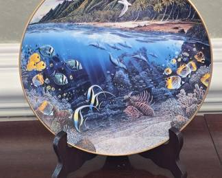Danbury Mint La'ie's Sacred Princess Collector Plate by Robert Lyn Nelson