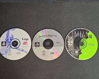 Sony PlayStation 1 Game Discs (Lot of 3)