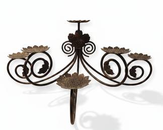 Partylite "Hearthside Leaf" 5-Arm Candelabra